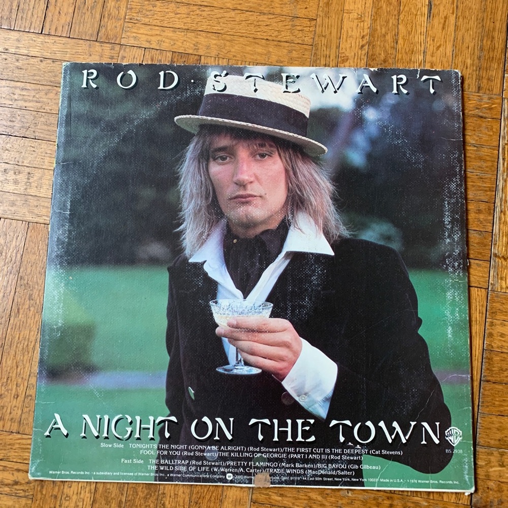 Rod Stewart A NIGHT ON THE TOWN LP